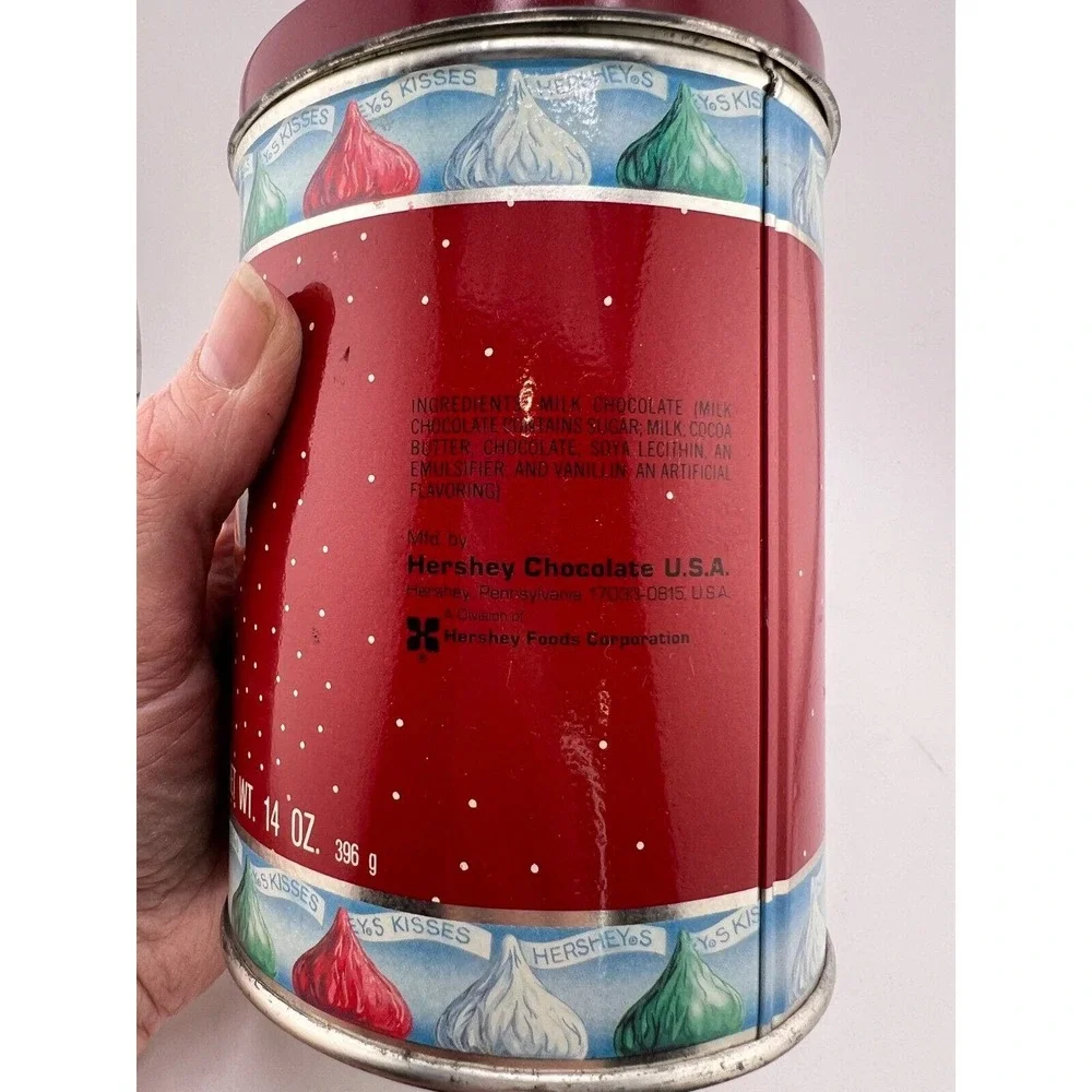1990 Vintage Hershey's Kisses‎ Rocking Horse Holiday Tin/Candy Tin